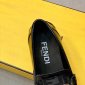 Replica Fendi Men's O-Lock Loafers - Tabacco