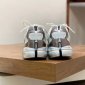 Replica FENDI FASTER TRAINERS LOW-TOP SNEAKERS IN SILVER