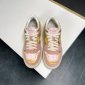 Replica Fendi Shoes | Fendi Match - Fendace Printed Pink Satin Low Top Sneakers