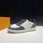 Replica LOUIS VUITTON Rivoli Sneaker Boot Monogram Eclipse