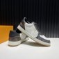 Replica LOUIS VUITTON Rivoli Sneaker Boot Monogram Eclipse