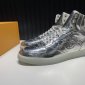 Replica Gary Majdell Sport Men's Shiny Multiple Colors Liquid Metallic High Top Lace-Up Casual Sneakers