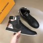 Replica LOUIS VUITTON Rivoli Sneaker Boot Monogram Eclipse