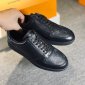 Replica MONCLER COLLECTION Neue York Low Top Trainers male Black