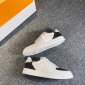 Replica Louis Vuitton 2019 SS Monogram Street Style Leather Sneakers