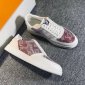 Replica Louis Vuitton Monogram Unisex Street Style Plain Leather Logo Sneakers