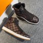 Replica Louis Vuitton Rivoli Sneaker Graphite Damier