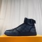 Replica Louis Vuitton Rivoli Sneaker Graphite Damier