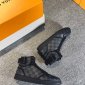 Replica Louis Vuitton Rivoli Sneaker Graphite Damier