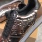 Replica Louis Vuitton Monogram Unisex Street Style Plain Leather Logo Sneakers