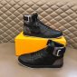 Replica LOUIS VUITTON Rivoli Sneaker Boot Monogram Eclipse