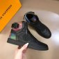 Replica LOUIS VUITTON Rivoli Sneaker Boot Monogram Eclipse