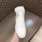 Replica LOUIS VUITTON Calfskin Monogram Rivoli High Top Sneakers