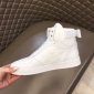 Replica LOUIS VUITTON Calfskin Monogram Rivoli High Top Sneakers