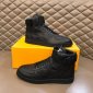 Replica LOUIS VUITTON Rivoli Sneaker Boot Monogram Eclipse. Size 10.5