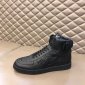 Replica LOUIS VUITTON Rivoli Sneaker Boot Monogram Eclipse. Size 10.5