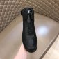 Replica LOUIS VUITTON Rivoli Sneaker Boot Monogram Eclipse. Size 10.5