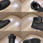 Replica LOUIS VUITTON Rivoli Sneaker Boot Monogram Eclipse. Size 10.5