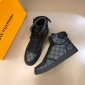 Replica LOUIS VUITTON Rivoli Sneaker Boot Monogram Eclipse