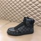 Replica LOUIS VUITTON Rivoli Sneaker Boot Monogram Eclipse