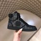 Replica LOUIS VUITTON Rivoli Sneaker Boot Monogram Eclipse