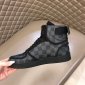 Replica LOUIS VUITTON Rivoli Sneaker Boot Monogram Eclipse