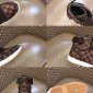 Replica Louis Vuitton lv man shoes leather sport style sneakers trainers high tops