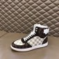 Replica LOUIS VUITTON Rivoli Sneaker Boot Monogram Eclipse