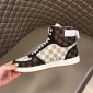 Replica LOUIS VUITTON Rivoli Sneaker Boot Monogram Eclipse