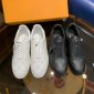 Replica Louis Vuitton Monogram Unisex Street Style Plain Leather Logo Sneakers