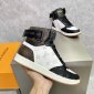 Replica LOUIS VUITTON Rivoli Sneaker Boot Brown