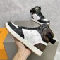 Replica LOUIS VUITTON Rivoli Sneaker Boot Brown