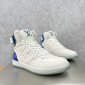 Replica LOUIS VUITTON Calfskin Monogram Rivoli High Top Sneakers