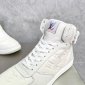 Replica LOUIS VUITTON Calfskin Monogram Rivoli High Top Sneakers LV