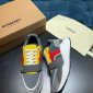 Replica Burberry Grey Ramsey Sneakers