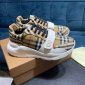 Replica Burberry Vintage Check and Leather Sneakers