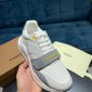 Replica Burberry | Men Ramsey Tech & Leather Low Sneakers