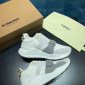 Replica Burberry | Men Ramsey Tech & Leather Low Sneakers