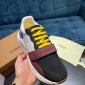 Replica Burberry Women's Ramsey Colorblock Vintage Check Running Sneakers - Archive Beige