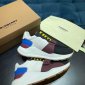 Replica Burberry Women's Ramsey Colorblock Vintage Check Running Sneakers - Archive Beige