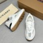 Replica Steve Madden Standout Faux Leather and Mesh Running-Style Trainers