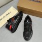 Replica burberry Sean 5 Low Top Sneaker in Black/Bright Red at Nordstrom