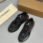 Replica burberry Sean 5 Low Top Sneaker in Black/Bright Red at Nordstrom