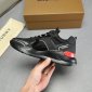 Replica burberry Sean 5 Low Top Sneaker in Black/Bright Red at Nordstrom