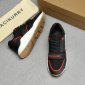 Replica Burberry - Vintage Check chunky sneakers - men - Calf Leather/Rubber/FabricFabric