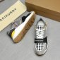 Replica Burberry Check, Suede and Leather Sneakers