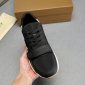 Replica Burberry Women's Ramsey Check & Leather Low-Top Sneakers - Black