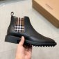 Replica Church's Highland Grain Chelsea Boot Brogue, Uomo, Black