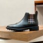 Replica Church's Highland Grain Chelsea Boot Brogue, Uomo, Black