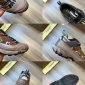 Replica Burberry Men's Arthur Check-Print Sneakers